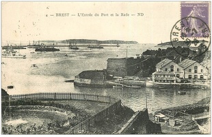 carte-postale-ancienne-29-brest-entree-du-port-et-rade-1928