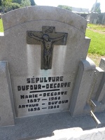DUFOUR Arthur Inhumation