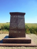 Stèle commémorative de Louis Pergaud