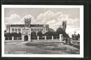 AK-Nich-Nisch-Caserne-du-Regiment-d-Ingenieurs-Kaserne-Strassenbahn