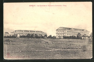 AK-Sontay-Les-Casernes-de-l-Infanterie-Coloniale-a-Tong