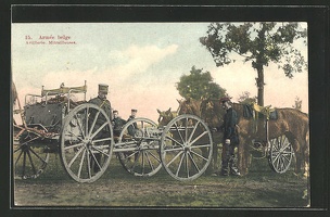 AK-Belgische-Maschinengewehre-hinter-Pferdegespannen