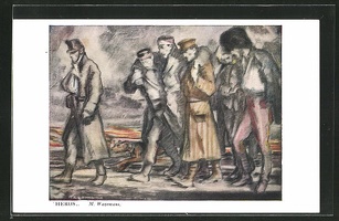 AK-Belgische-Soldaten-bringen-einen-verwundeten-Kameraden-ins-Lazarett