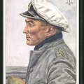 Kuenstler-AK-Willrich-Kapitaenleutnant-Guenther-Prien-in-Uniform-U-Boot-Kommandant-in-der-Schlacht-von-ScapaFlow