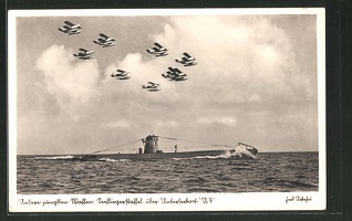 AK-Seefliegerstaffel-ueber-dem-U-Boot-U9