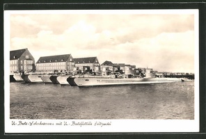 AK-U-Boots-Wohnkasernen-mit-U-Bootsflotille-Saltzwedel-U-36-33-25-34-29-28-und-30