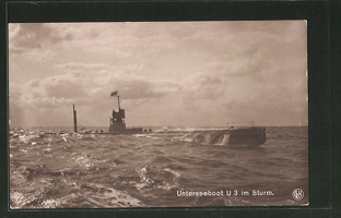 AK-U-Boot-U-3-im-Sturm