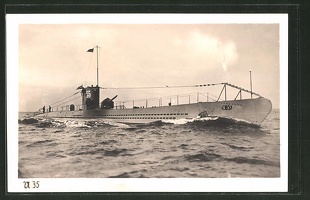 AK-U-Boot-U35-in-voller-Fahrt