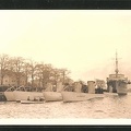 Foto-AK-U-Boot-Flotille-im-Hafen