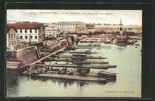 AK-Cherbourg-Arsenal-Maritime-La-Station-des-Sous-Marins-U-Boot