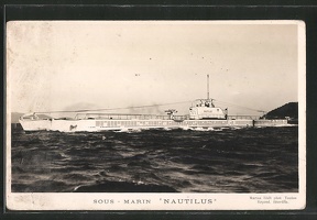 AK-franz-U-Boot-Nautilus-auf-See