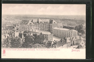 AK-Bourges-caserne-Conde-ancien-grand-seminaire-vue-du-haut-des-tours-de-la-cathedrale