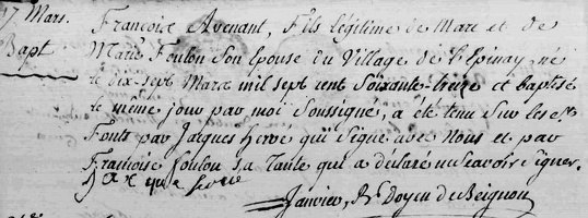 Avenant François 1773 03 17 B