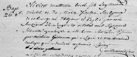 Becel Olivier Mathurin 1774 10 26 B