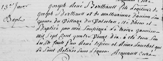Berthault Joseph René 1790 01 13 B