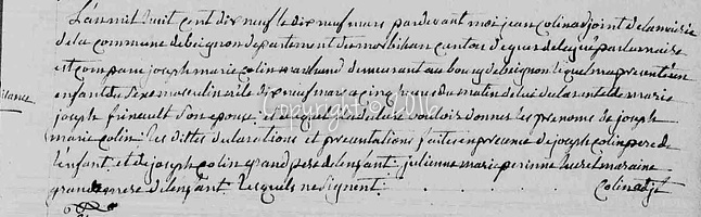 Colin Joseph Marie 1819 03 19 N