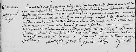 Lassaye Joséphine Marie 1851 05 12 N