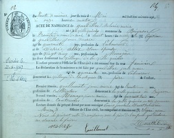 Quedillac Mélanie Marie 1867 05 N