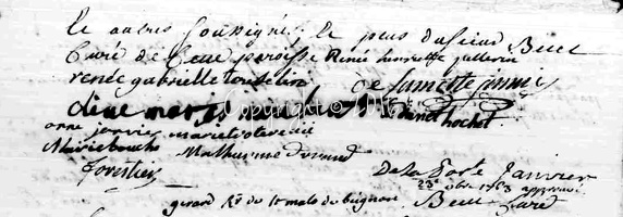 Janvier de la Motte Pierre François - Pellerin Renée Henriette 1763 11 23 M2