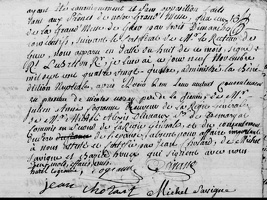 Beaujouan Pierre - Nozai Marie 1784 11 09 M2