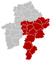 Arrondissement Dinant Belgium Map