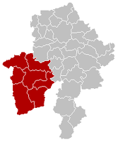 Arrondissement Philippeville Belgium Map