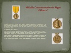 medailles commemorative du regne d'Albert 1°